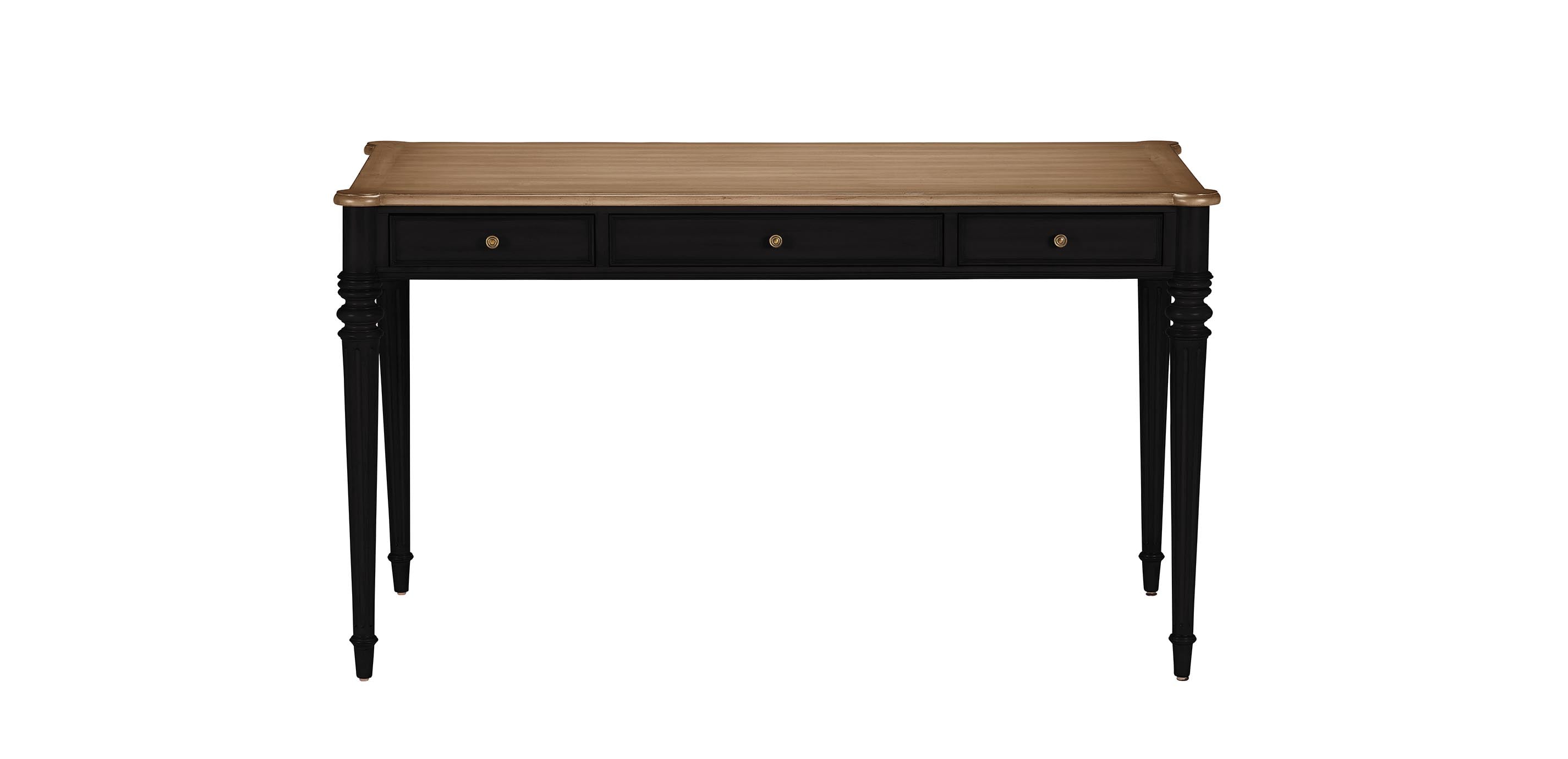 Custom Turret-Corner Wooden Home Office Desk | Ethan Allen