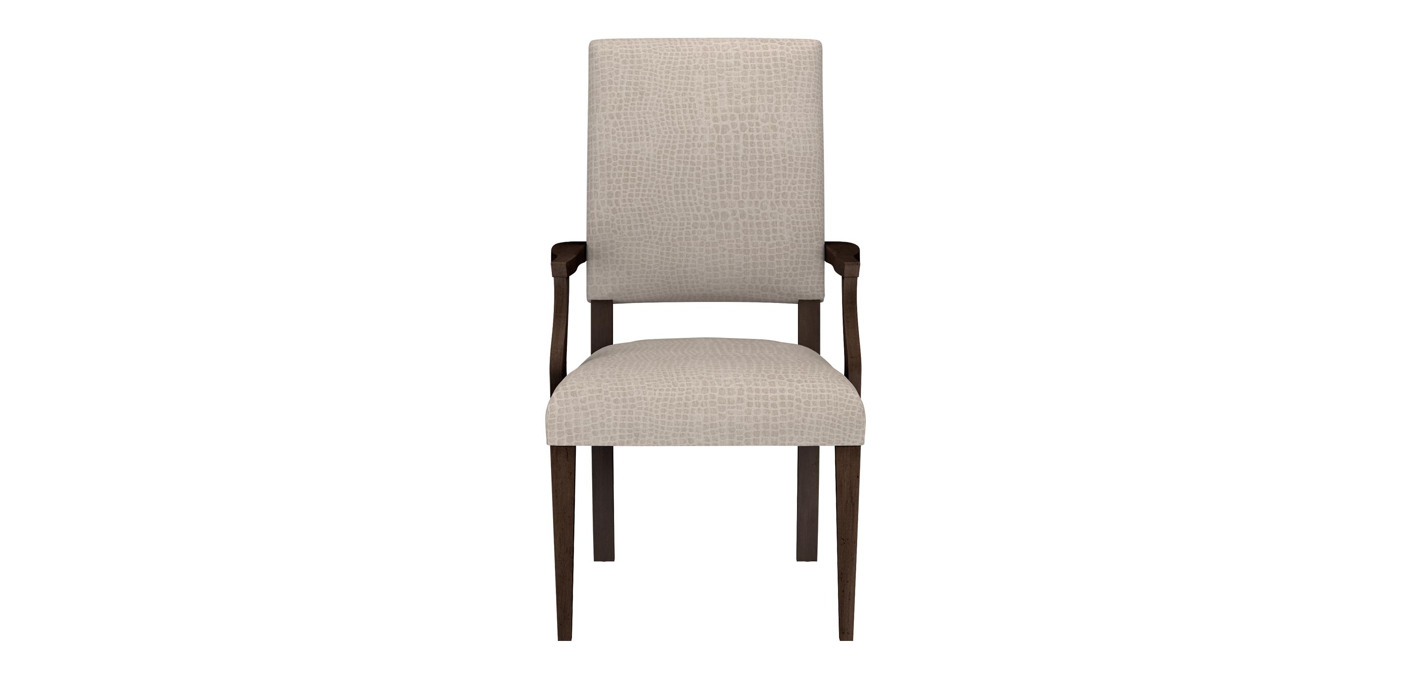 Hadley Dining Armchair—Square Back, Tapered Leg, Summer Magazine
