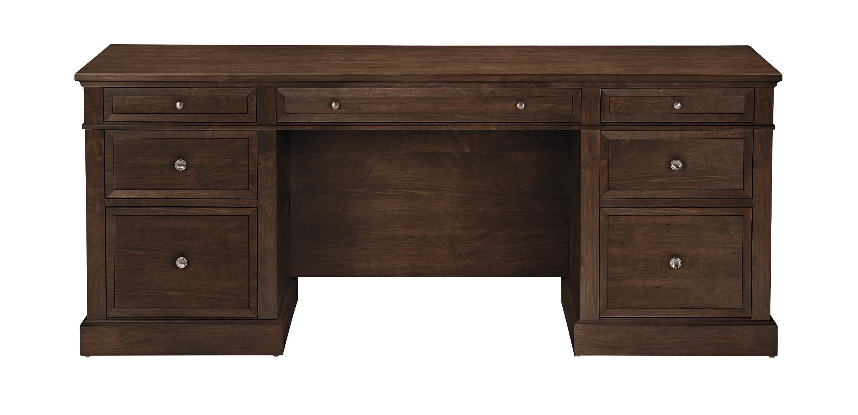 ETHAN ALLEN ライティングデスク【デスクのみ 】 Continental Double Pedestal Desk | Pedestal Desk | Ethan Allen