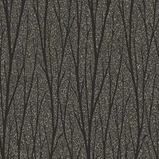 Silver/Black swatch Abstract Birch Wallpaper