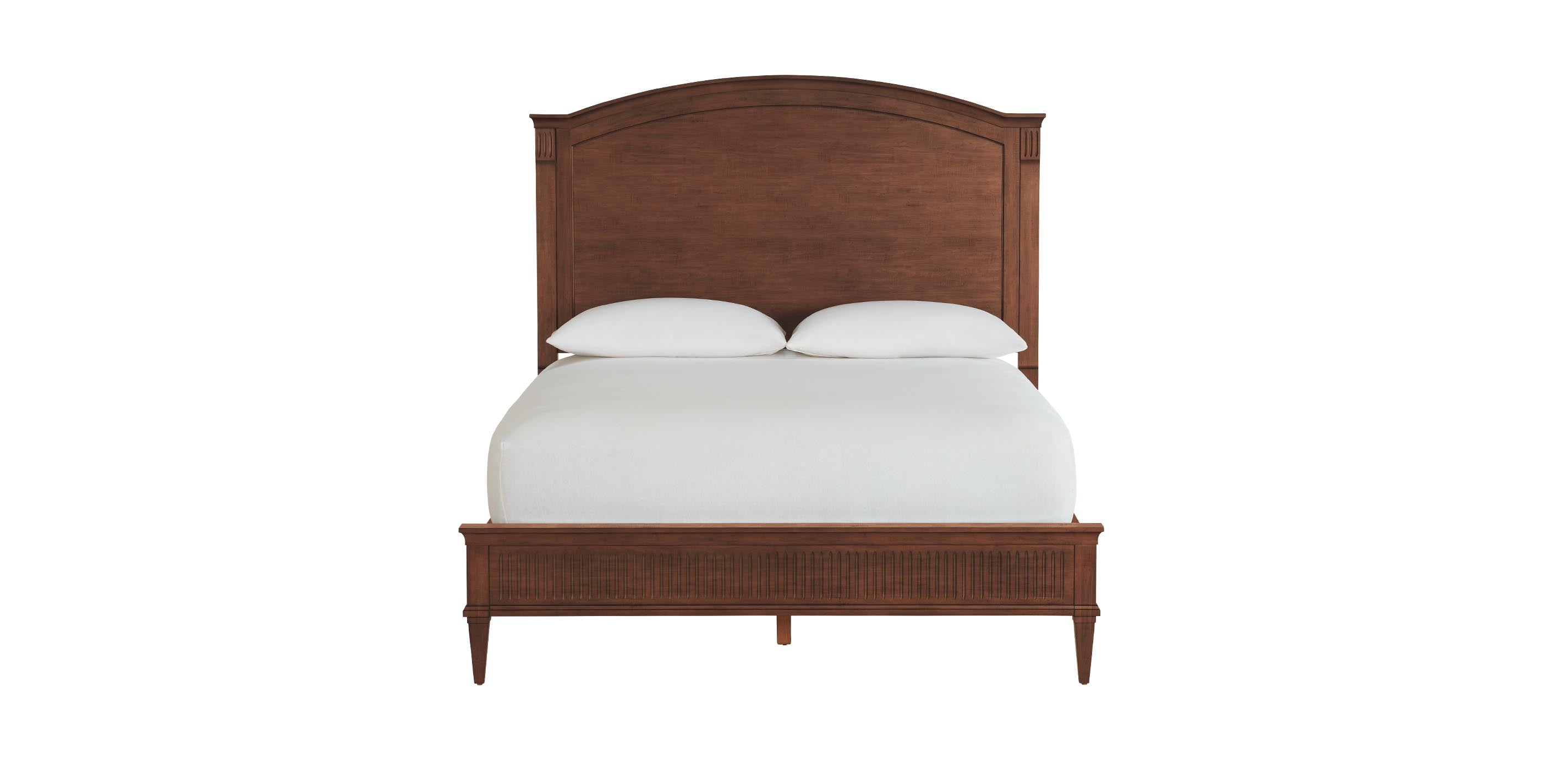 Clayten Bed with Curved Headboard & Carved Details | Ethan Allen