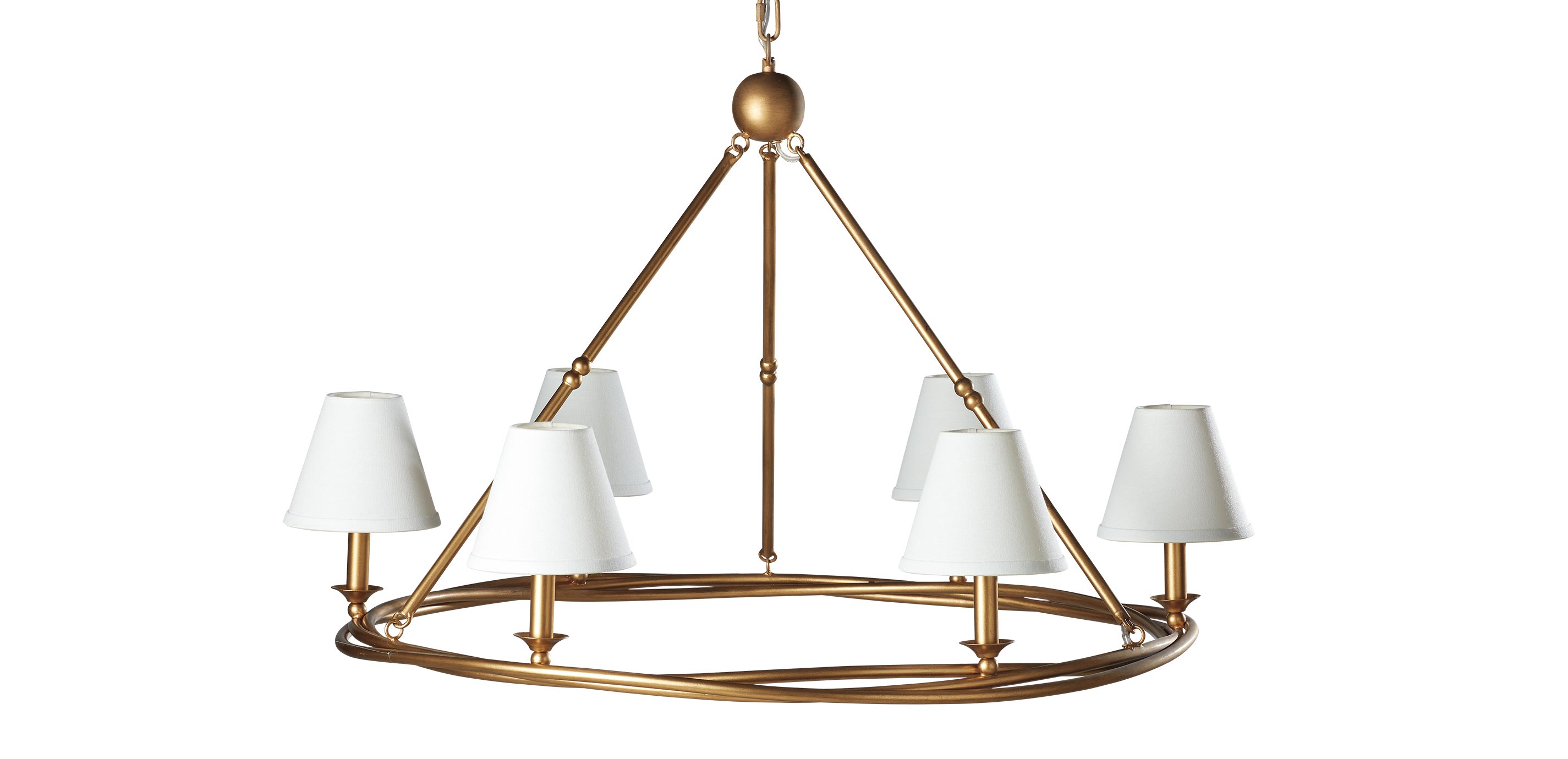 Ethan Allen Chandler Ring Chandelier - Thumbnail 3