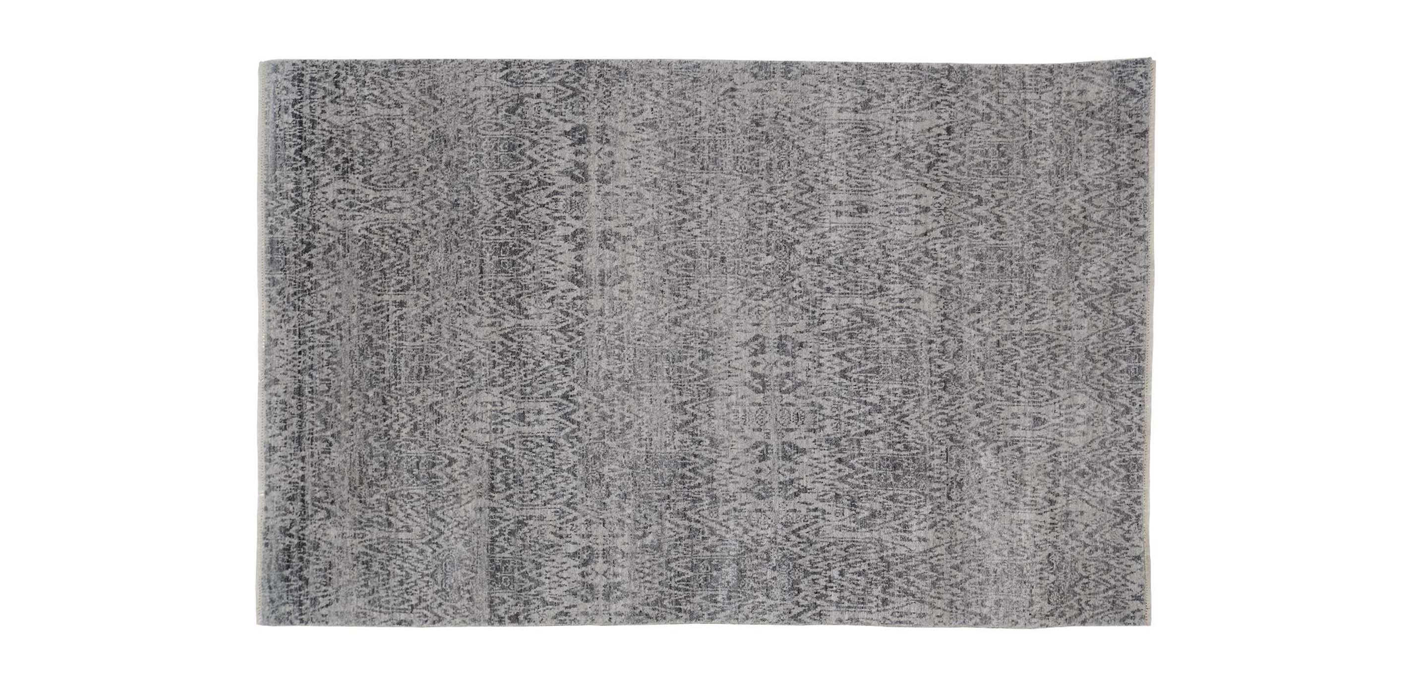 Ikat Rug, Gray/Ivory Ikat Rugs Ethan Allen