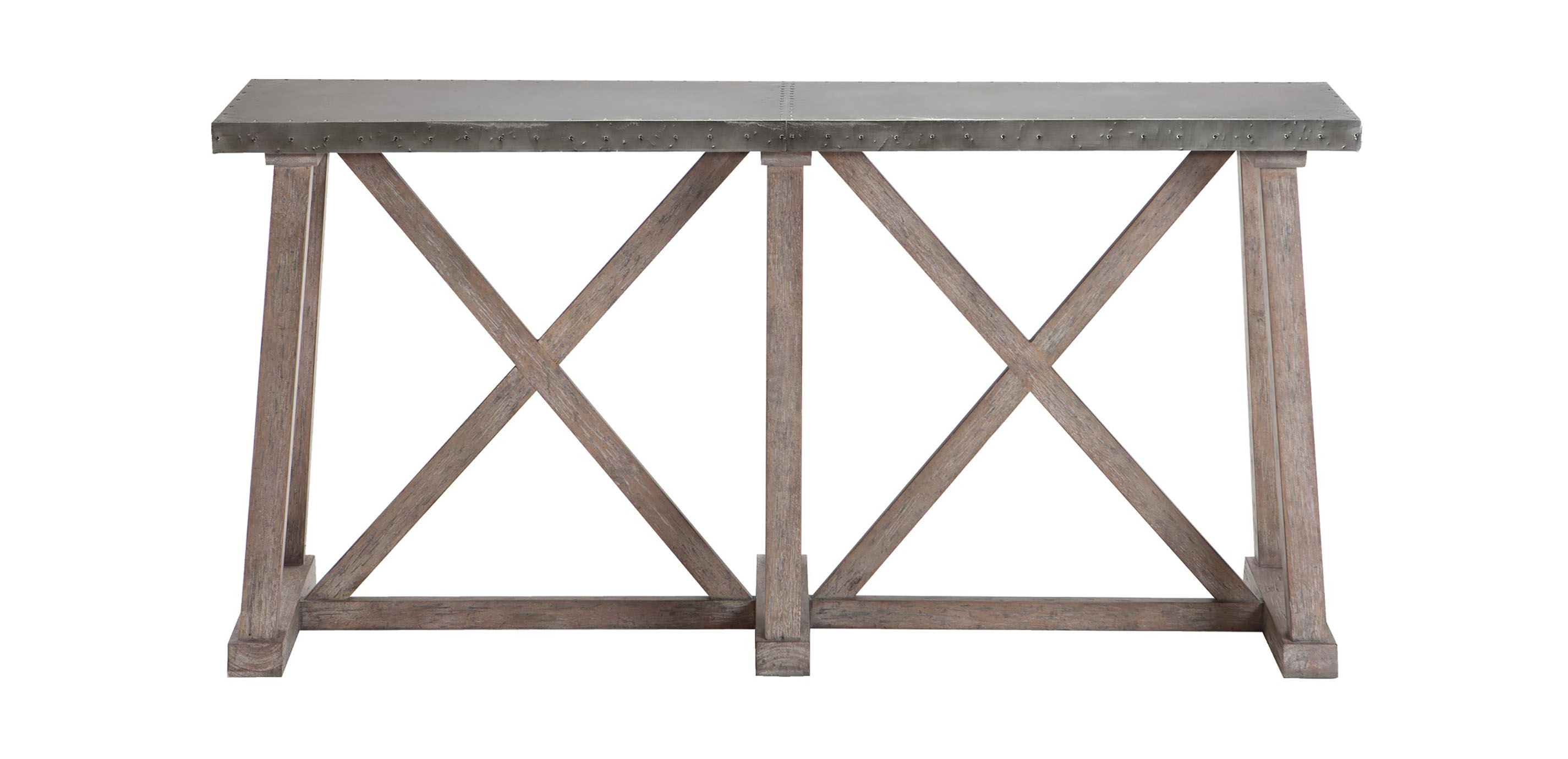 Bruckner Metal Top Console Table Tables Ethan Allen Images Null