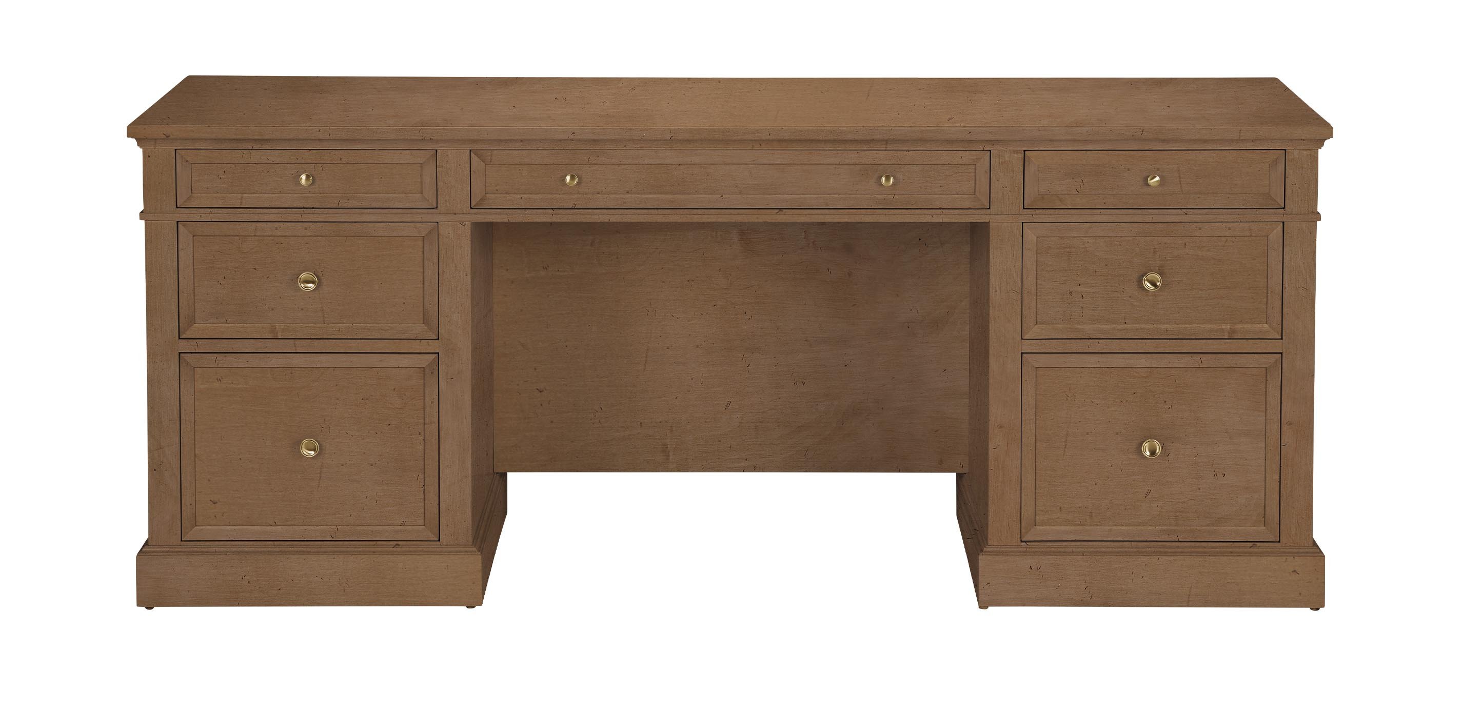 Continental Double Pedestal Desk | Pedestal Desk | Ethan Allen