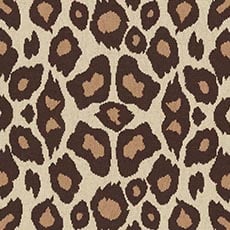 Tan swatch Recycled Cotton Cheetah Throw