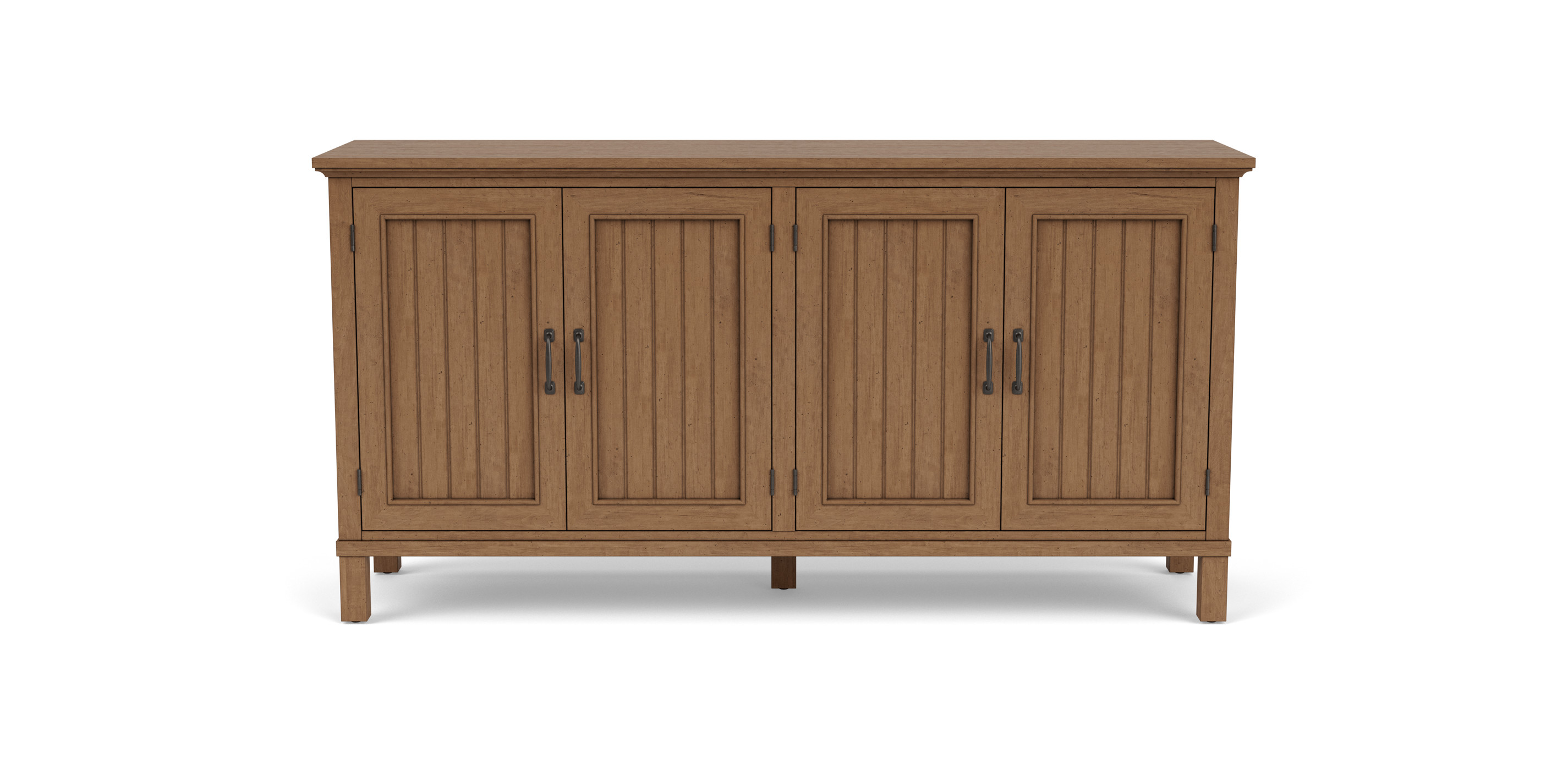Custom Four Door Buffet Beadboard Doors