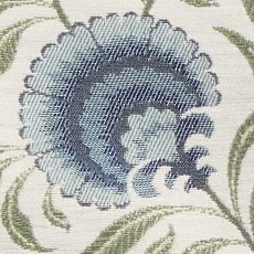 Blue swatch Arlington Floral Pillow