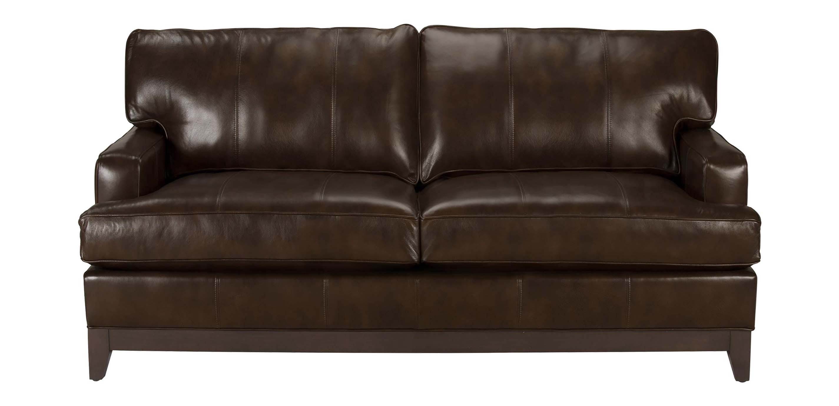 Arcata Leather Sofa Quick Ship Sofas, Ethan Allen Leather Couch