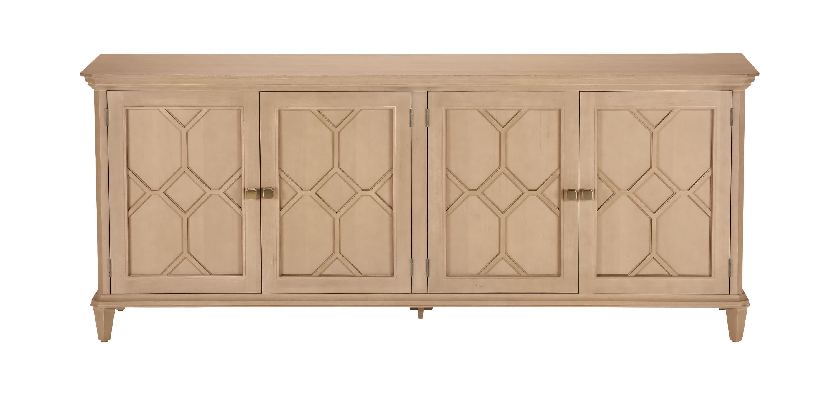 Tristan Media Cabinet with 4 Wood or Glass Doors | Ethan Allen