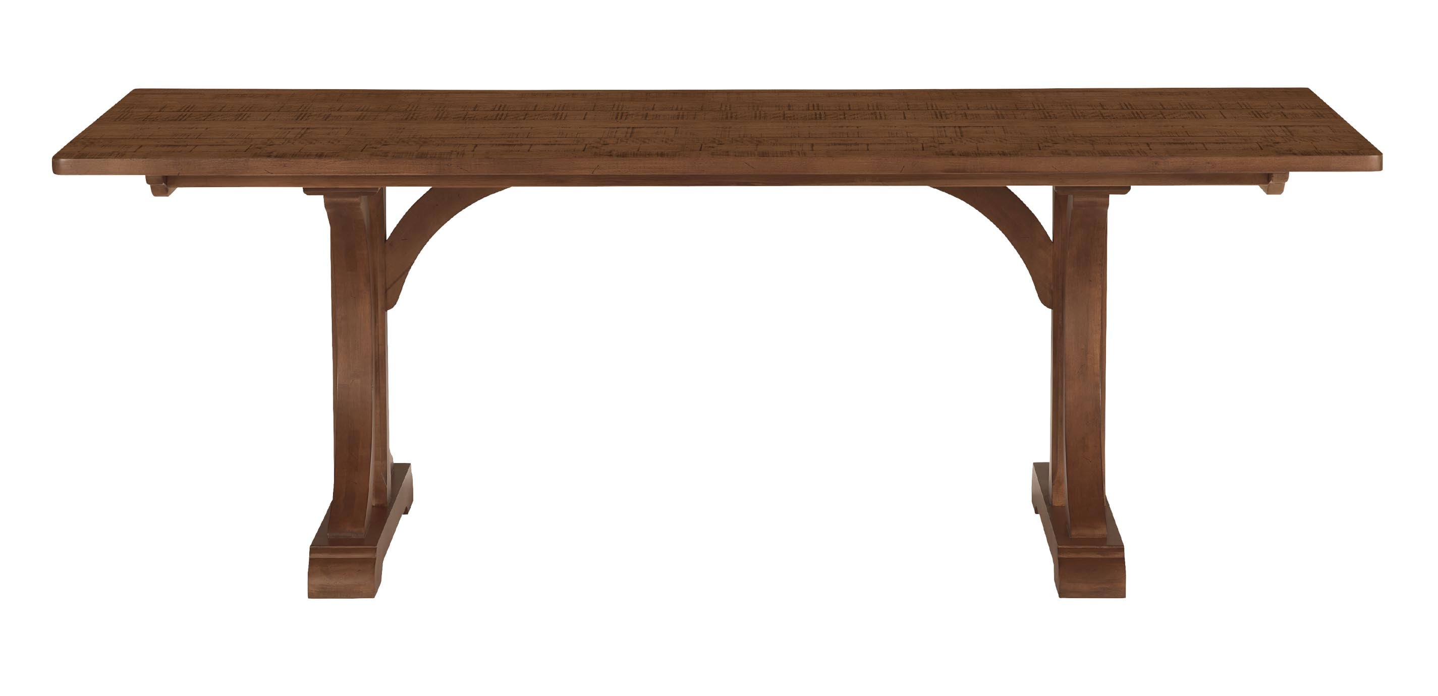 Corin Rough-Sawn Trestle Dining Table | Ethan Allen