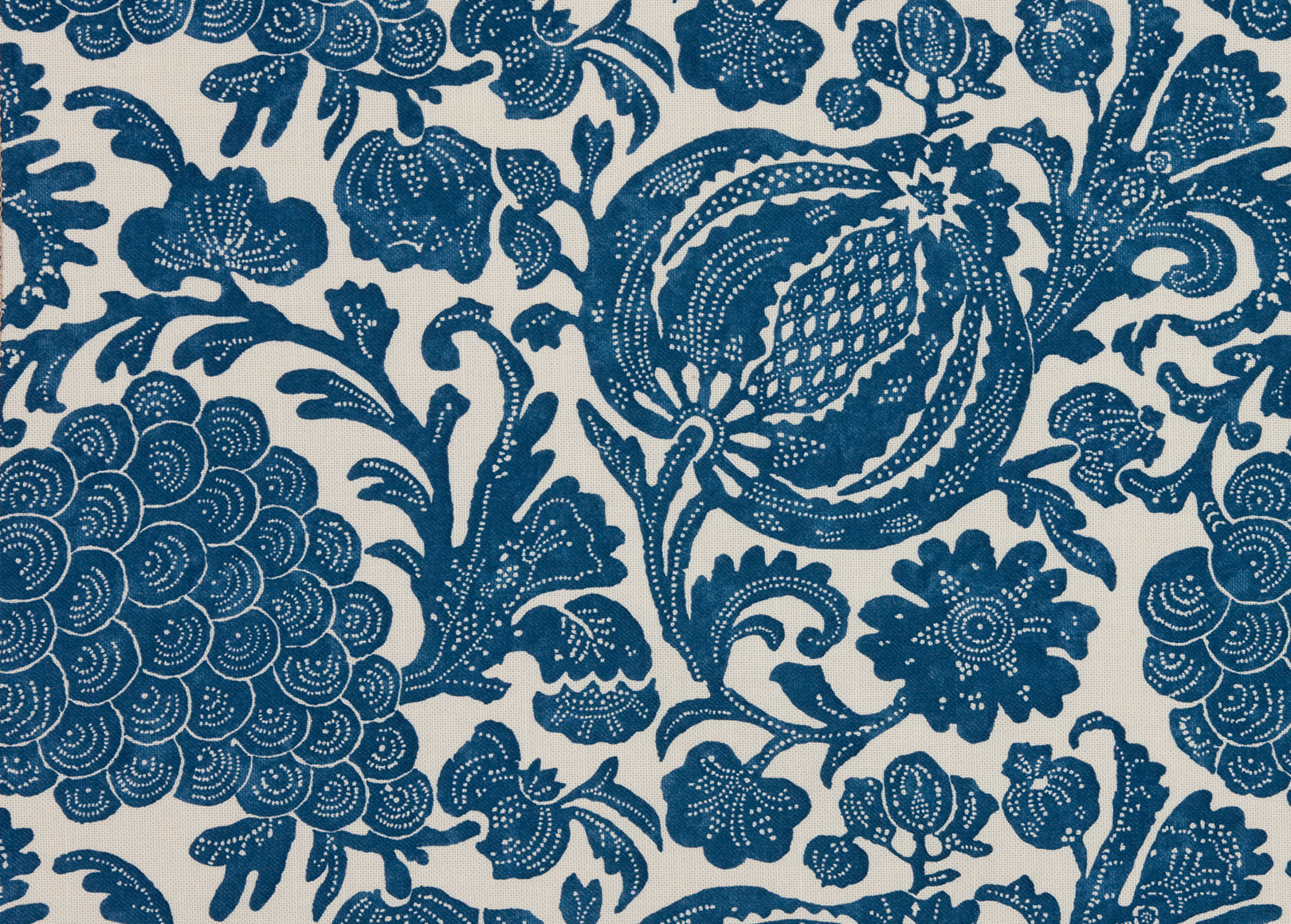 Mystic Floral Indigo Fabric Fabrics Ethan Allen