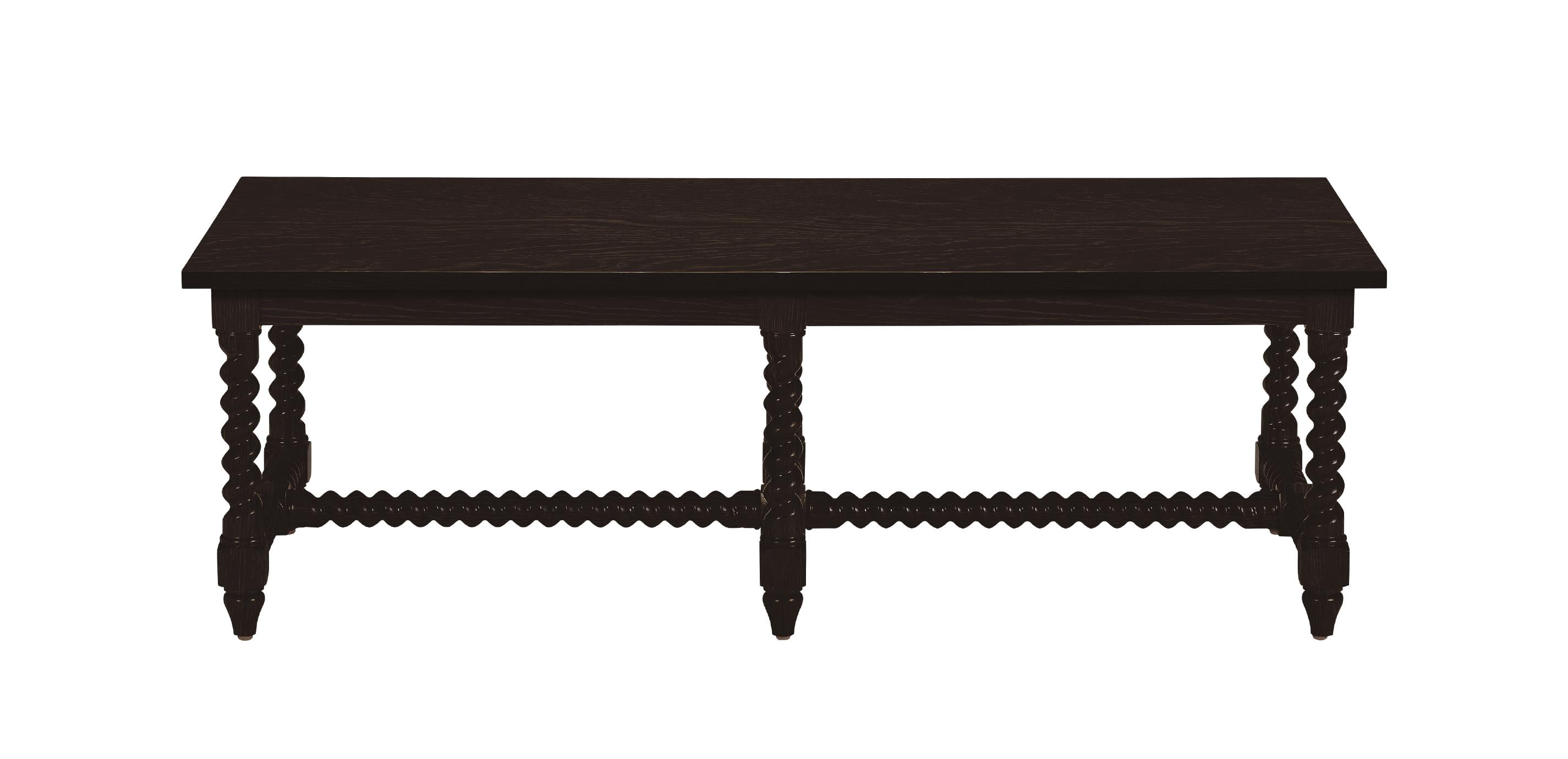 Madalynn Rectangular Barley Twist Coffee Table | Ethan Allen