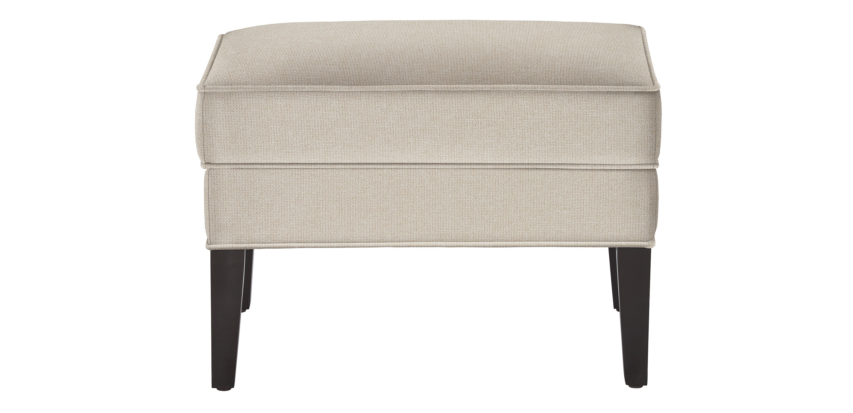 Timlyn Ottoman Ottoman with Wood Legs Ethan Allen