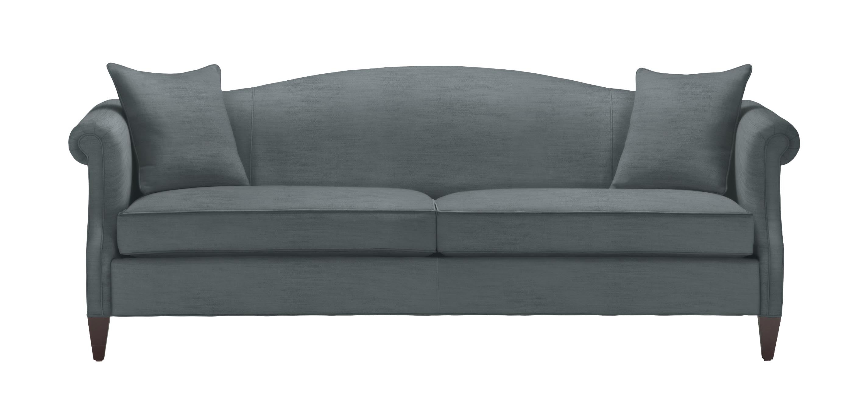 Hutton Camelback Sofa with Roll Panel Arms | Ethan Allen