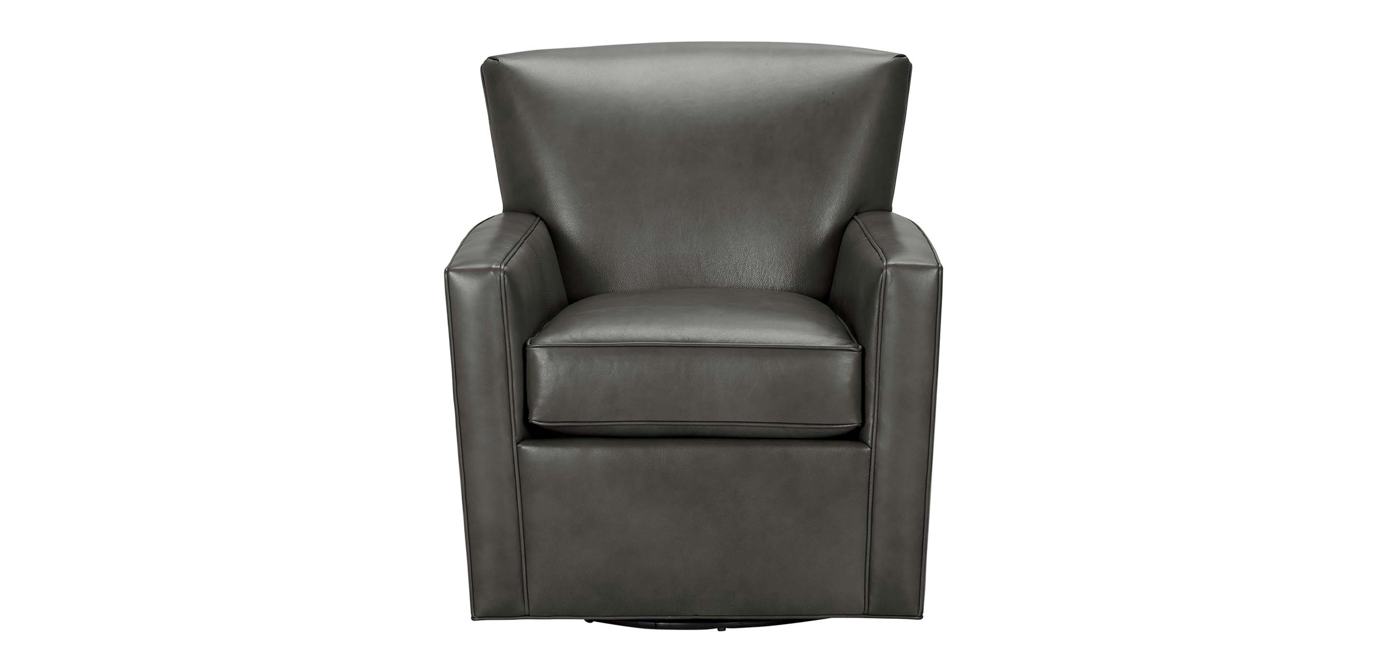 Turner Leather Swivel Chair, Quick Ship | Chairs & Chaises | Ethan Allen