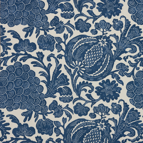 Mystic Floral Indigo Fabric | Fabrics | Ethan Allen