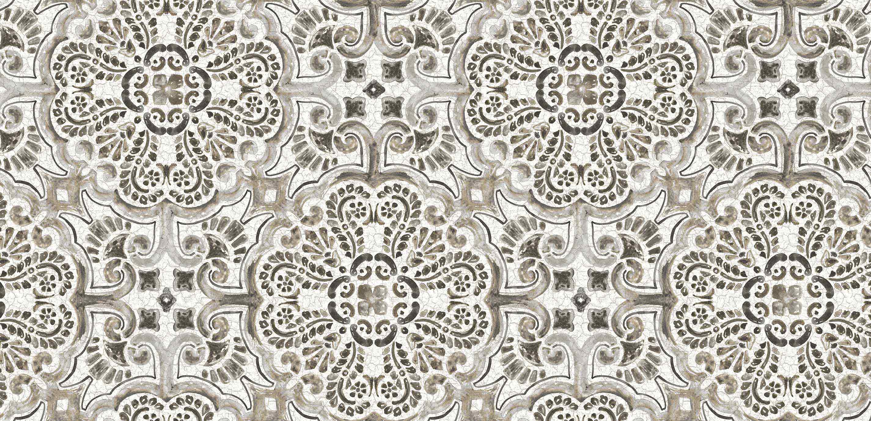 Florentine Moroccan Tile Inspired Wallpaper Ethan Allen