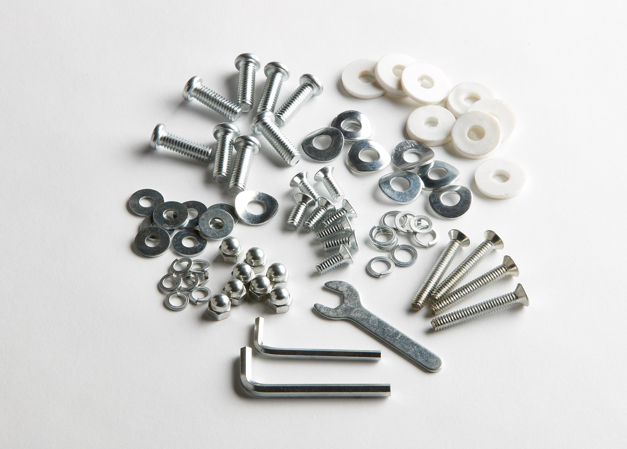 Danby Bed Hardware, Parisian White Ethan Allen