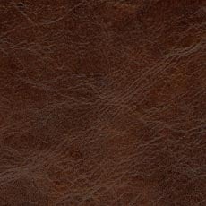 Old English Chocolate (L7176) Leather, crackled aniline matte finish leather swatch Alarik Modern Leather Wing Chair