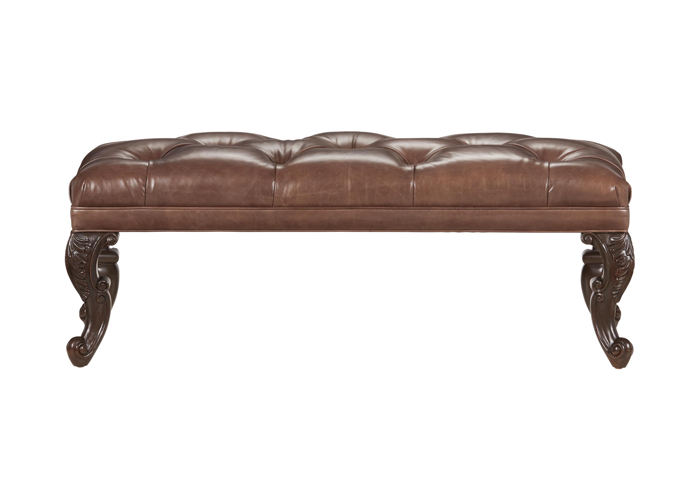 Landon Leather Benches Ottomans Benches Ethan Allen