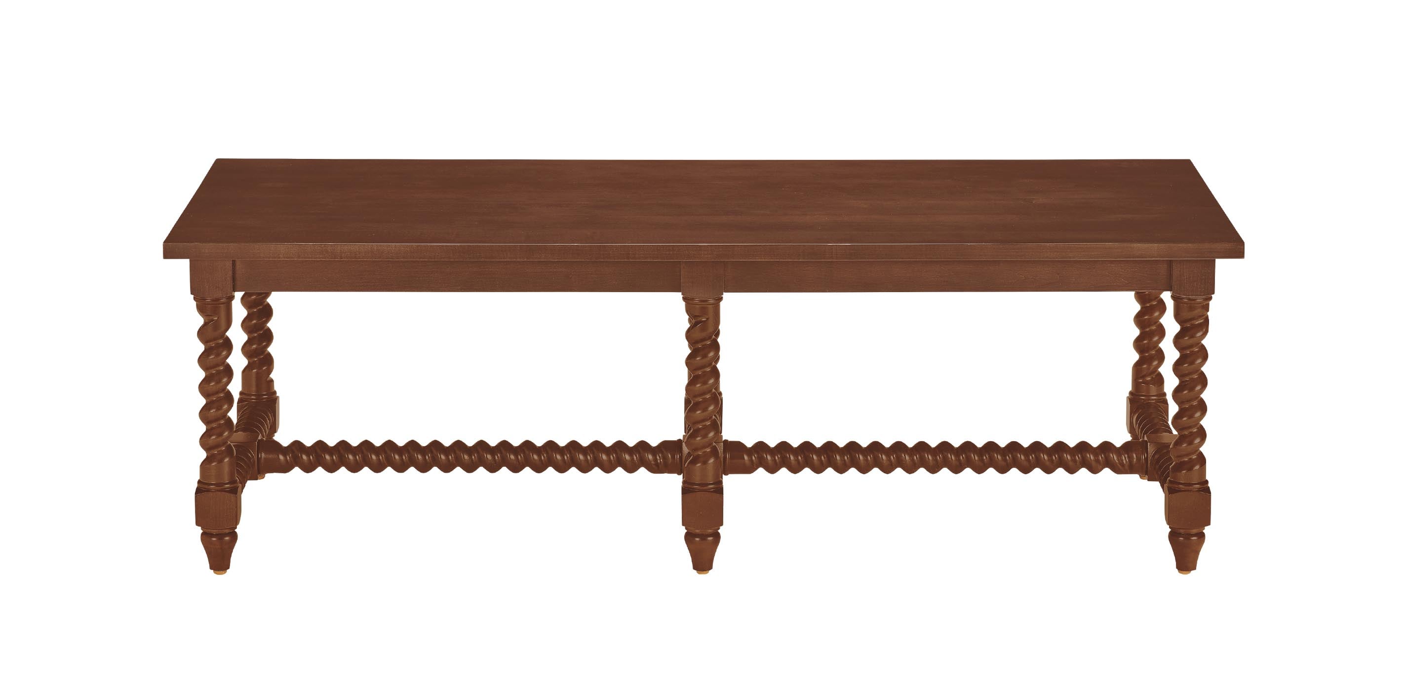 Madalynn Rectangular Barley Twist Coffee Table | Ethan Allen
