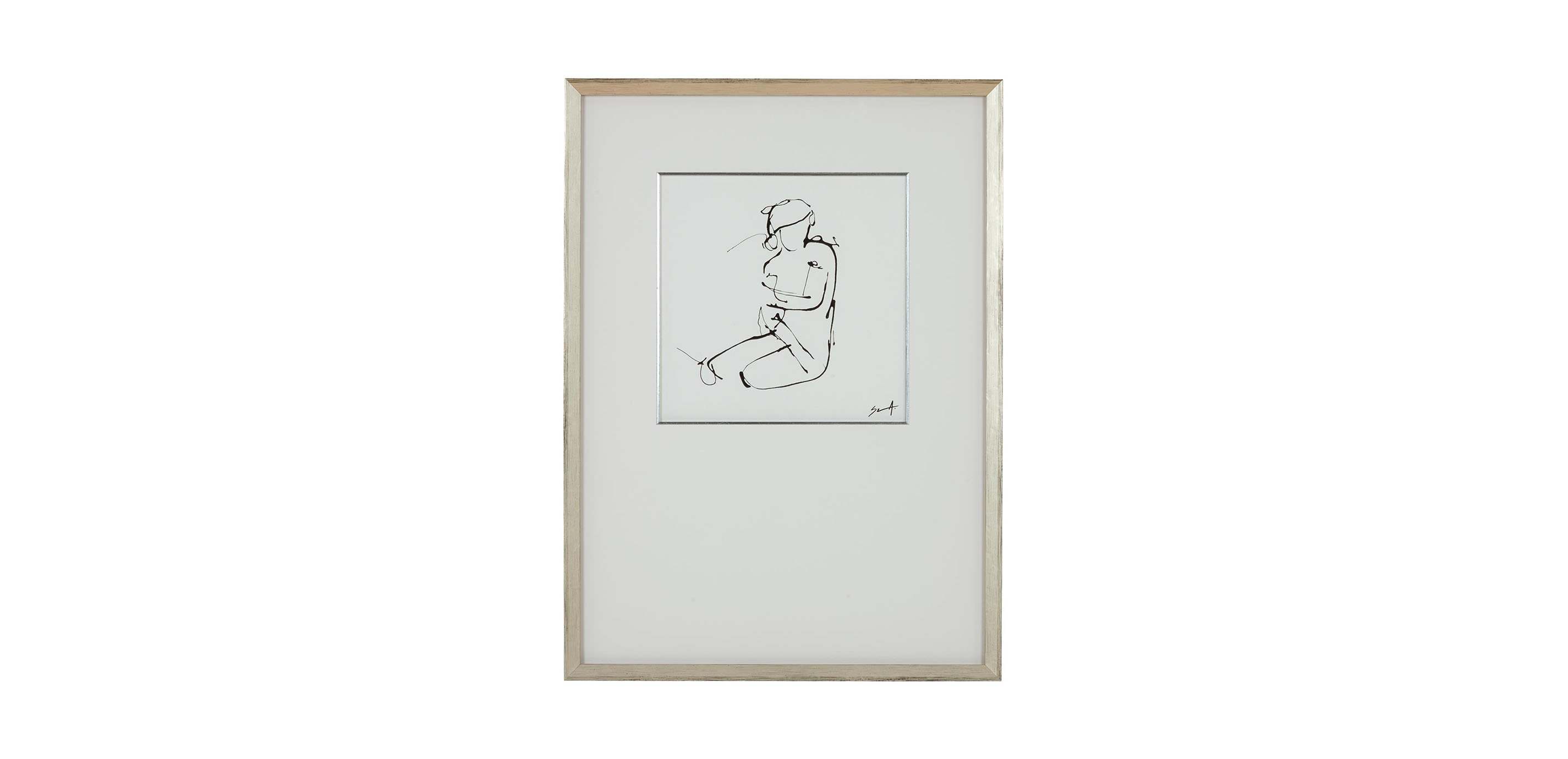 Nudes I & II | Gesture Sketch | Human Form Sketch | Ethan Allen