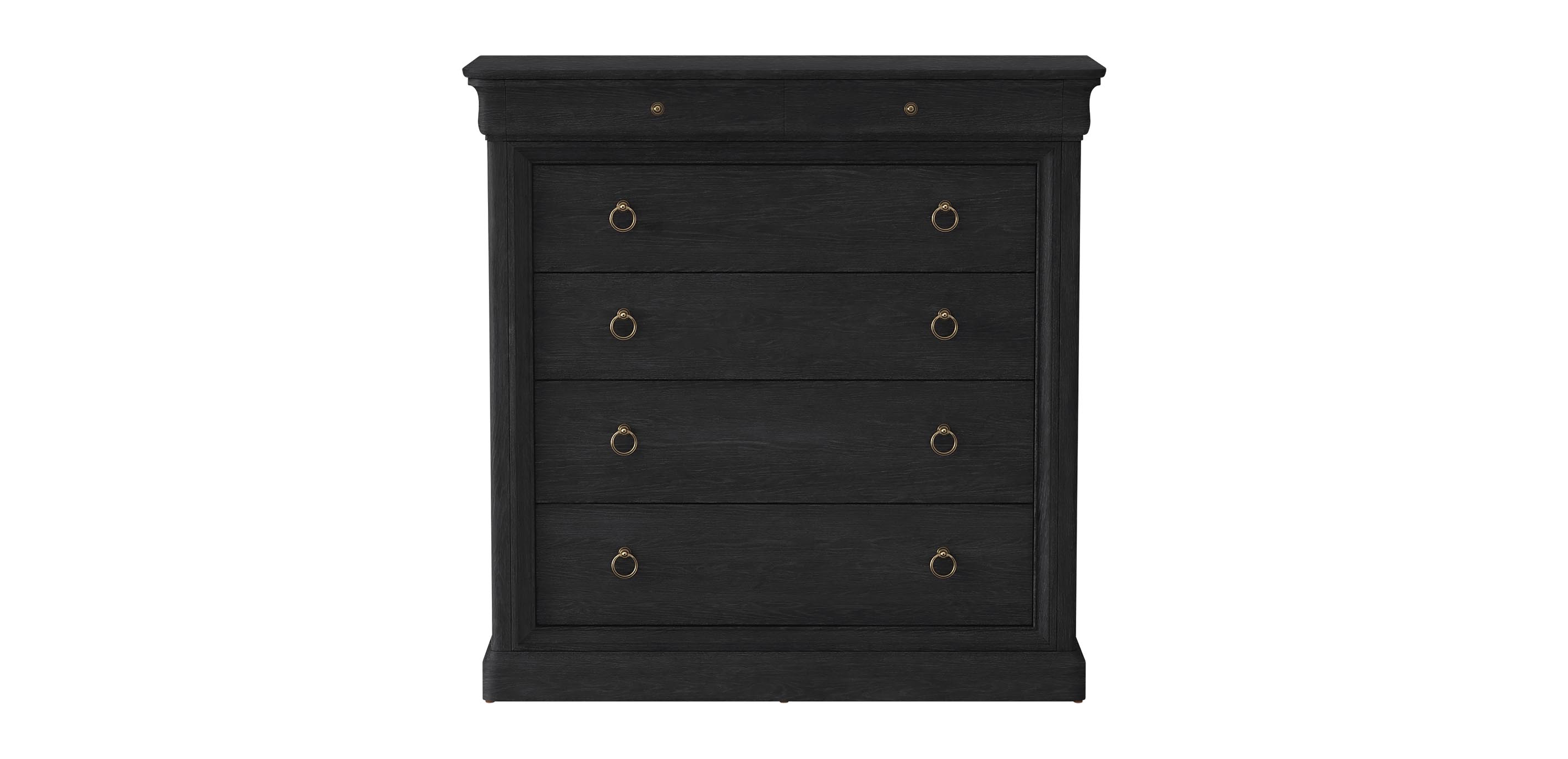 Louis Oak Dresser 6Drawer Dresser Bedroom Furniture Ethan Allen