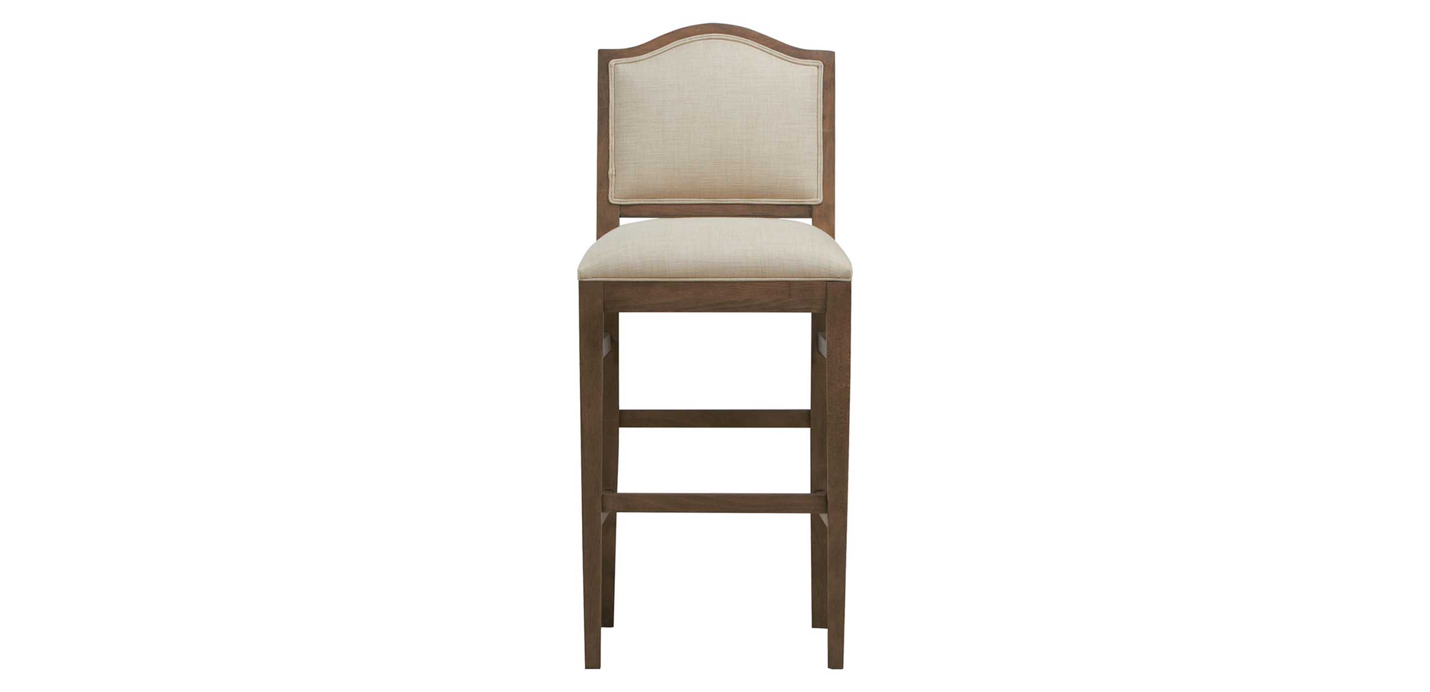 Hayden Barstool, Arched Top and Tapered Leg Bar & Counter Stools