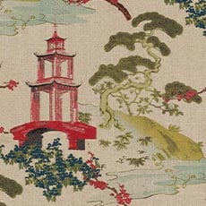 Zen Garden Crimson (81110) swatch Zen Garden Fabric