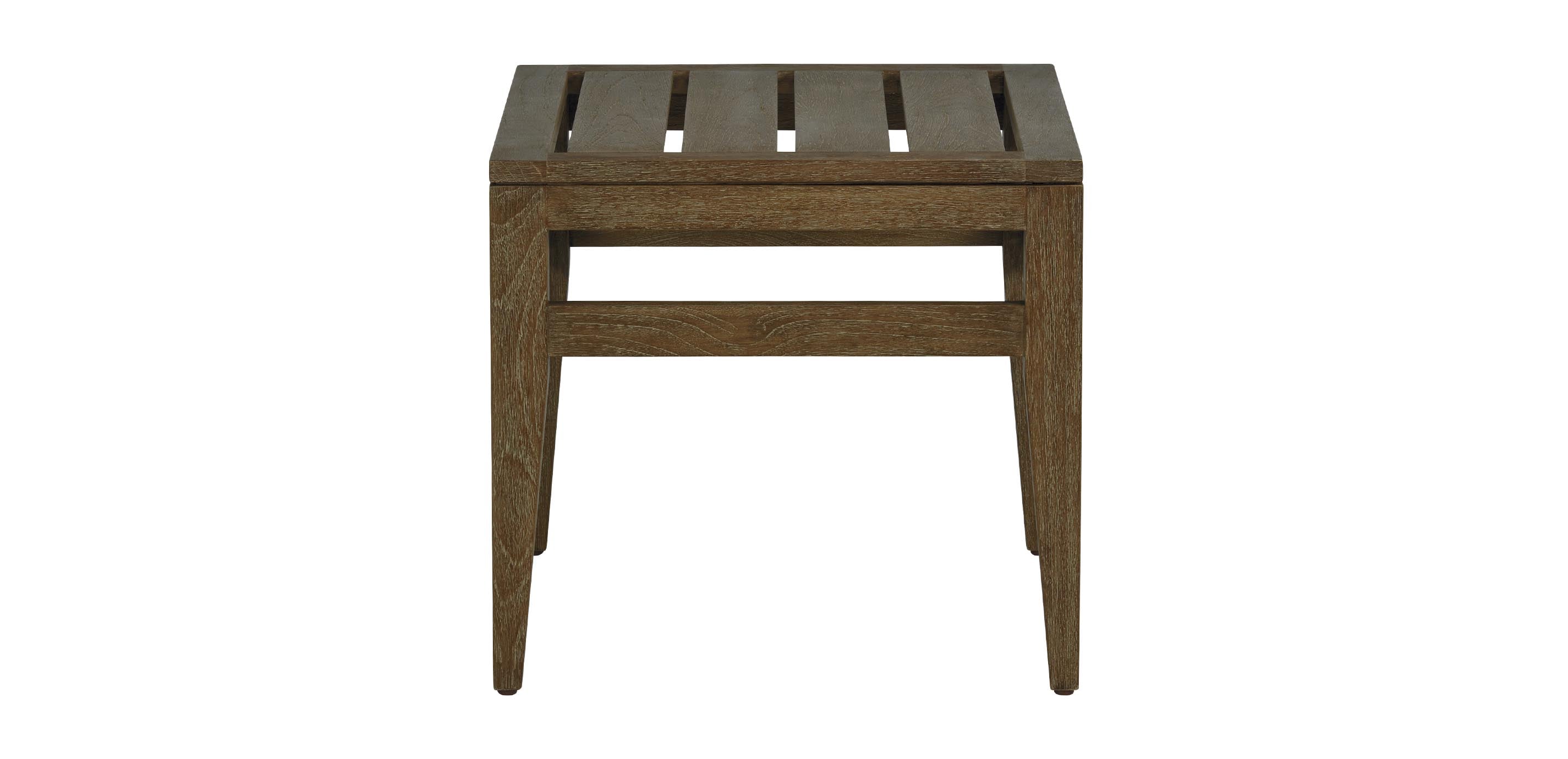 Bridgewater Cove Teak Side Table—Indoor/Outdoor | Ethan Allen