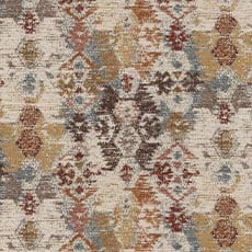 Tabriz Russet (92665): global chenille pattern swatch Tabriz Stone Fabric