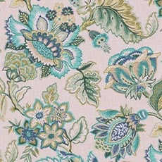 Camilla Lagoon (39229): large scale woven pattern swatch Camilla Sorbet Fabric