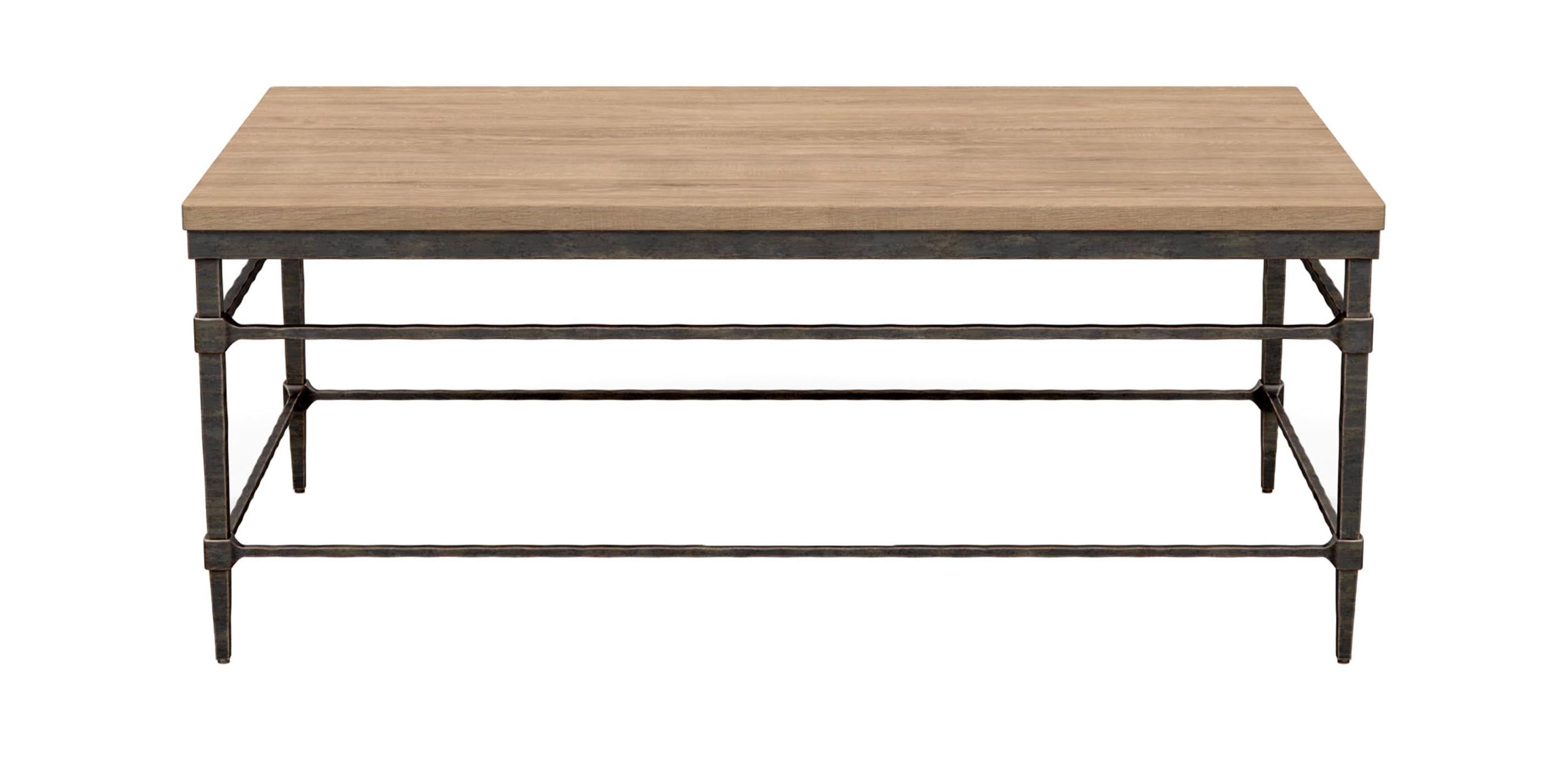 Vida Rectangular Wood-Top Coffee Table—Two Sizes | Ethan Allen