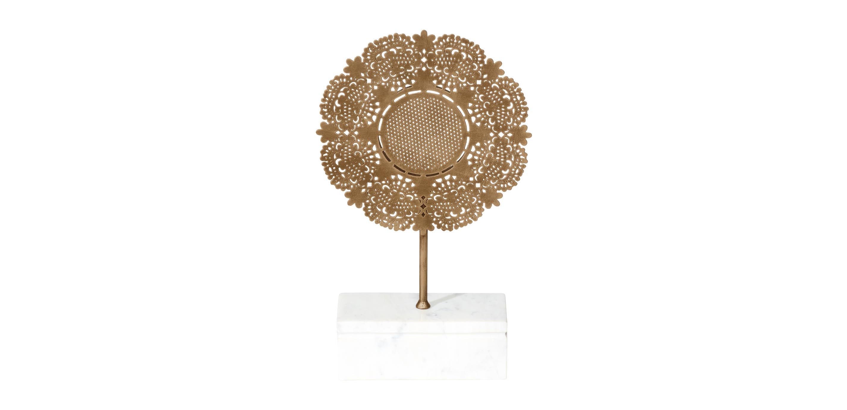 洋書 Alleno 101creations Aurora Metal Lace Sculpture | Ethan Allen