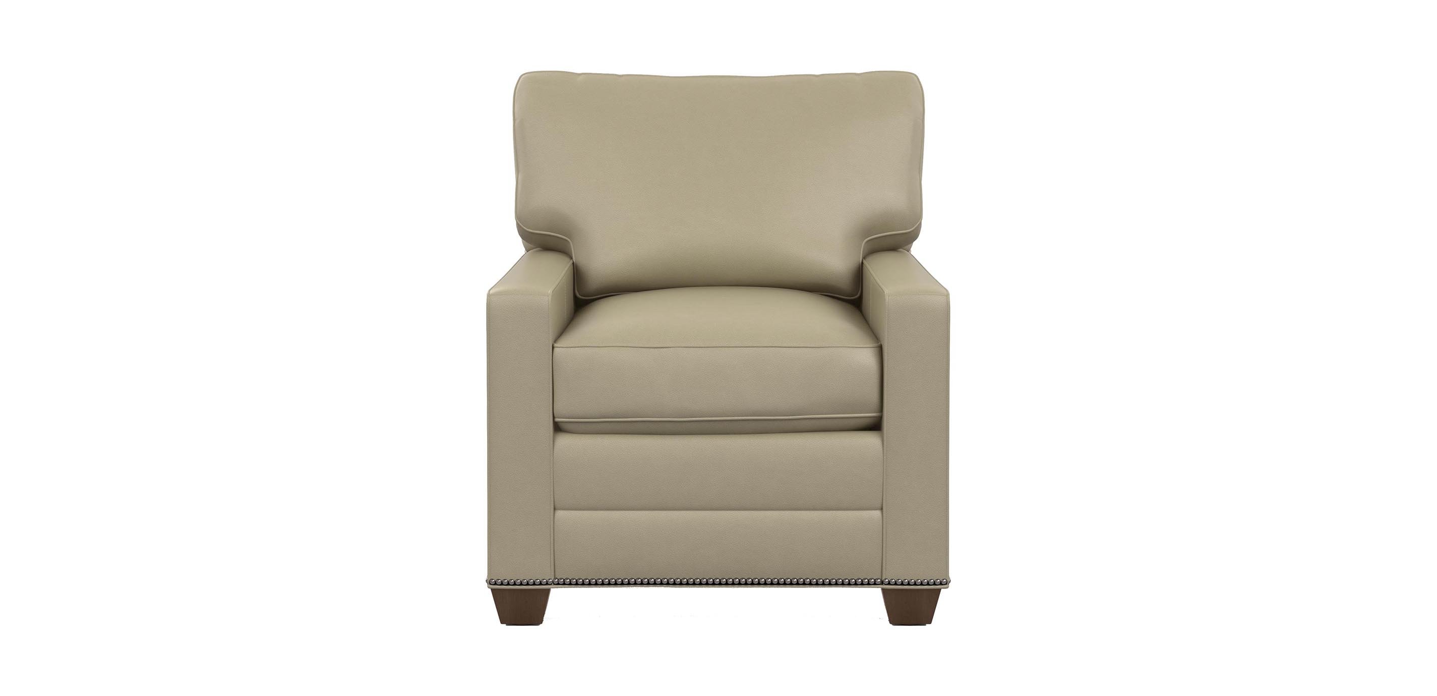 TrackArm Leather Chair The Collection Ethan Allen
