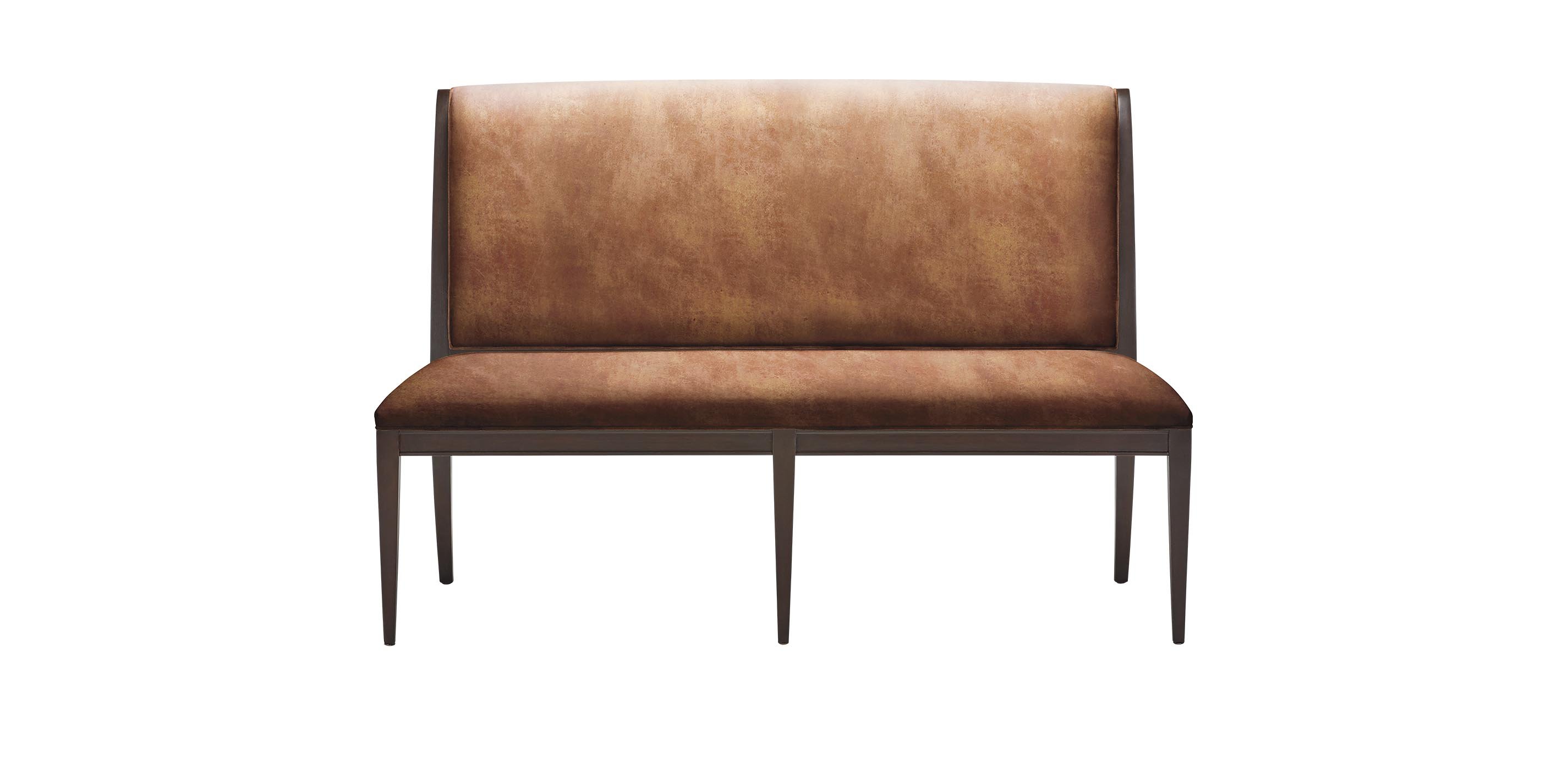 Taite Leather Dining Bench