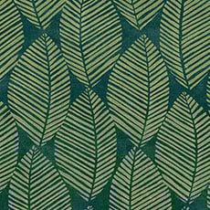 Green swatch Yvette Leaf Wallpaper