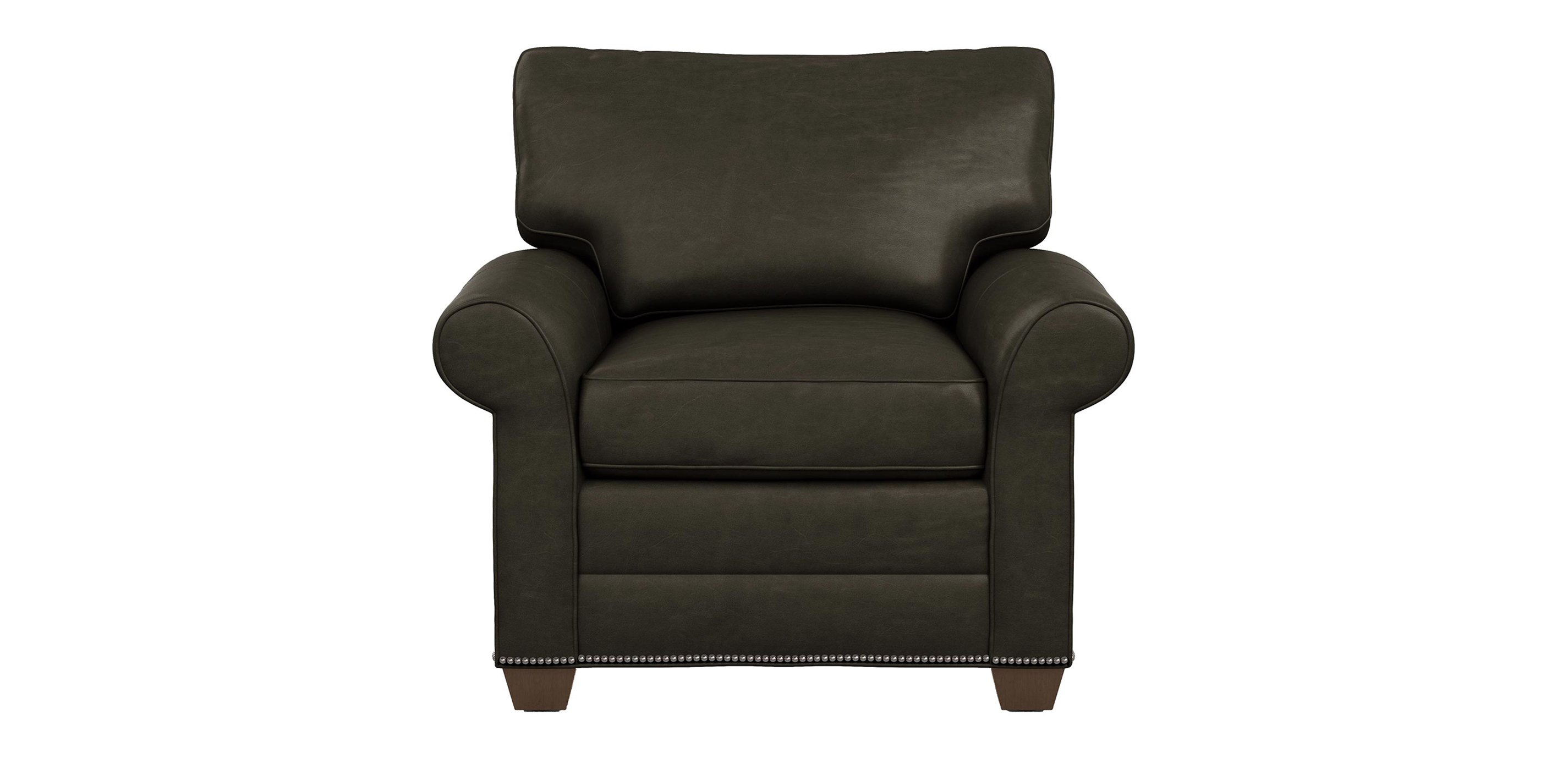 RollArm Leather Chair The Collection Ethan Allen