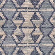 Navin Indigo (29688): chunky woven global swatch Navin Straw Fabric