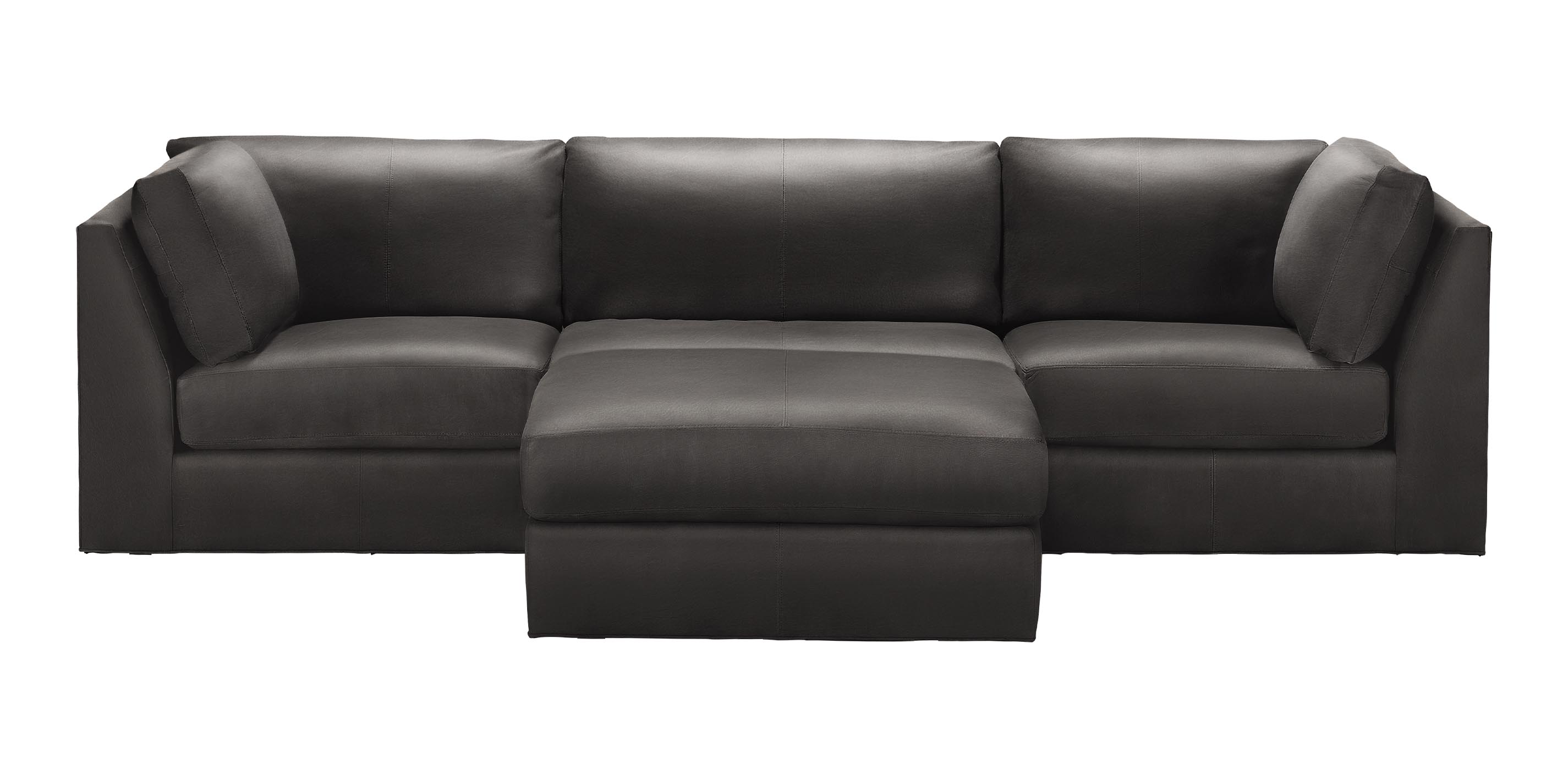 Daydreamer Leather Four-Piece Modular Sectional | Ethan Allen