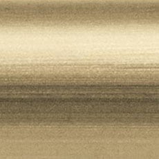 Modern Gold swatch Metal Flute Finial Hardware Set