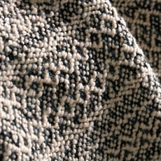 Black and sand swatch Woven Throw
