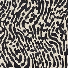 Black swatch Abstract Animal Pillow