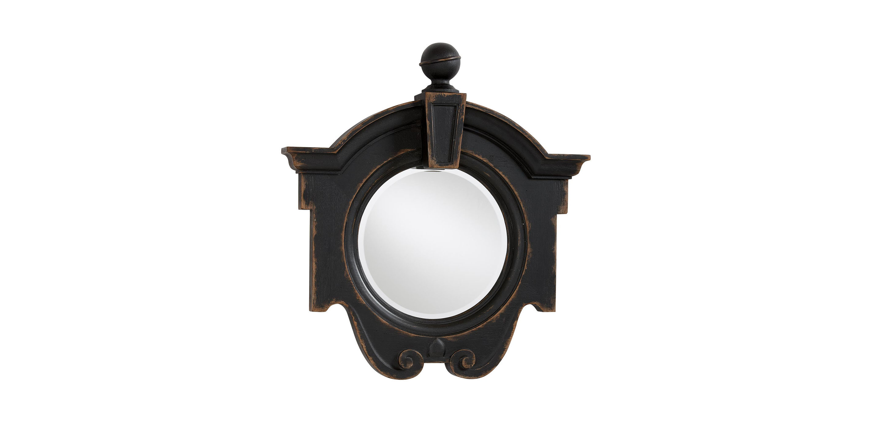 Antique Black Gisele Mirror Mirrors Ethan Allen