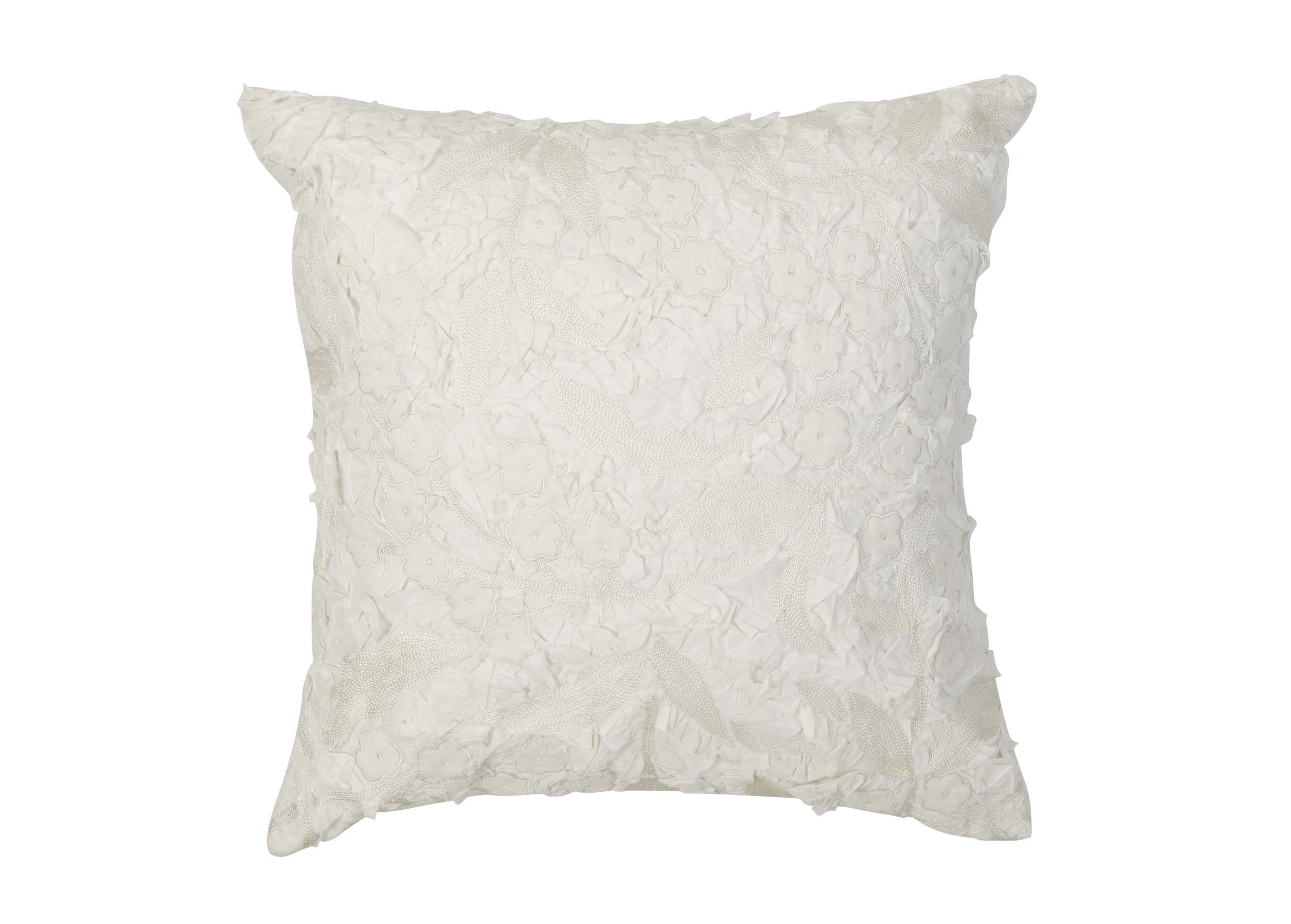 Embellished Floral Pillow Pillows Ethan Allen