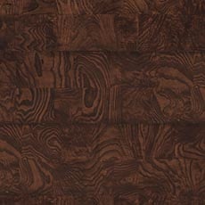 Modern Walnut with Burl (33B): Modern warm grey tone with faux metallic leaf on metal. swatch Clement Wall Mirror