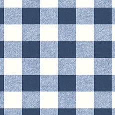 Dark Blue swatch Chelsea Buffalo Plaid Wallpaper