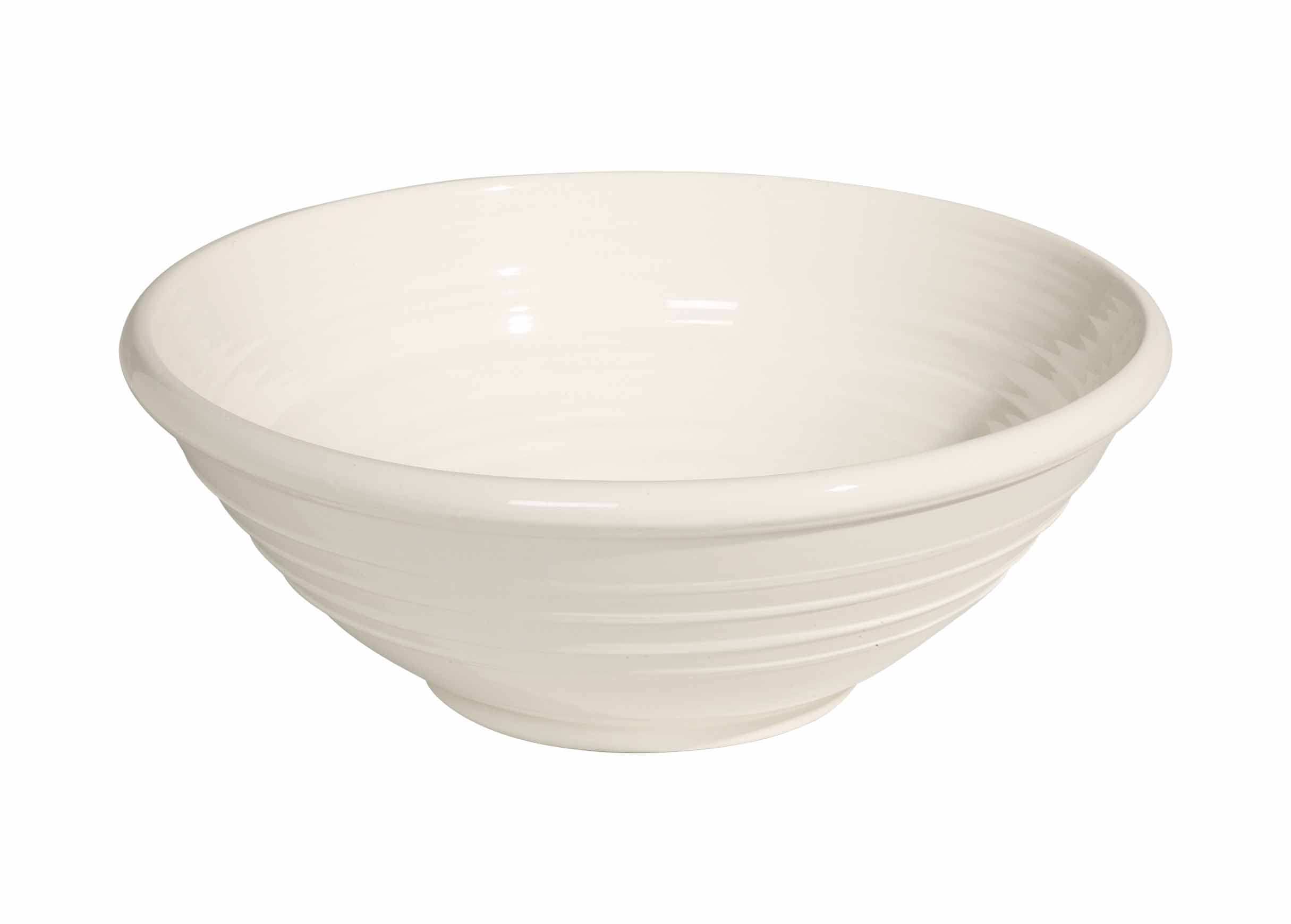 Large Mara White Bowl Ethan Allen