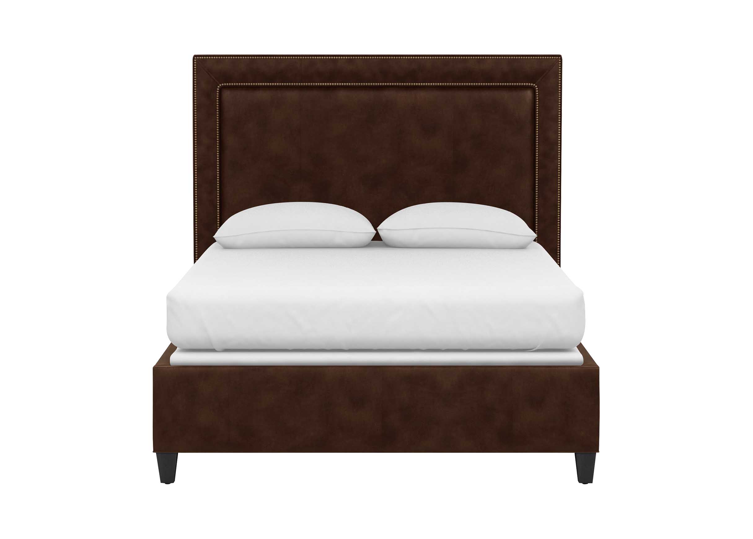 Jensen Leather Platform Bed Ethan Allen